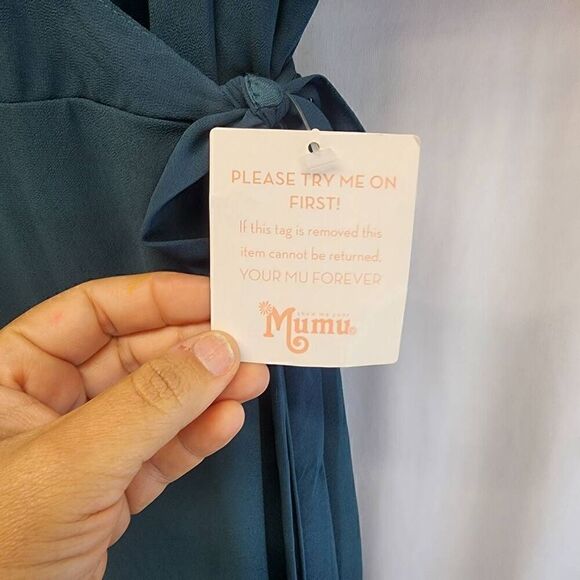 Show Me Your Mumu Noelle Wrap Dress Size 1X j10 - Picture 6 of 9